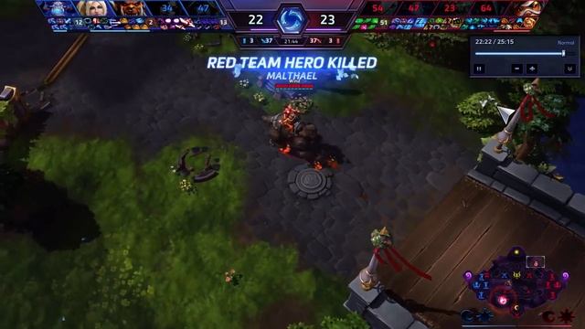 HoTS  | 1v2 Tracer vs Garrosh|KT