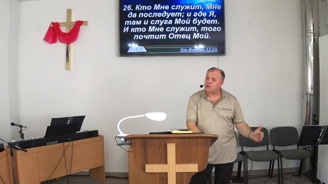 Тема проповеди: "Кто ученик?" Проповедует Павел Меньшиков