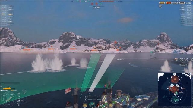 Neptune  - 308k DMG || World of Warships