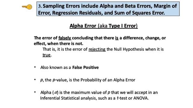 Statistical Errors