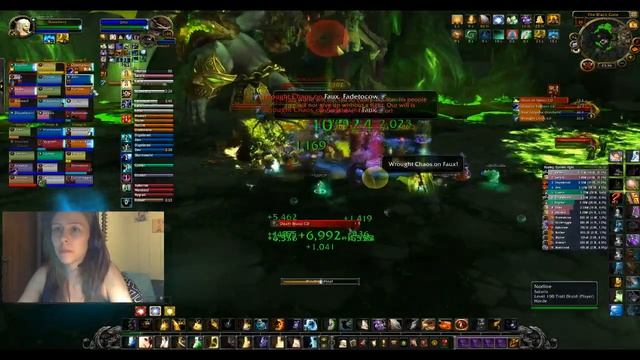 World of Warcraft - Hellfire Citadel - Strawberry doing Archimonde normal with Solaris - 5 July 201