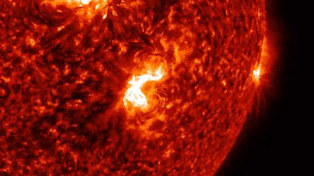 X9.3-flare From 2673 Inital Images From SDO AIA304 - Most Powerful Flare Of This Cycle
