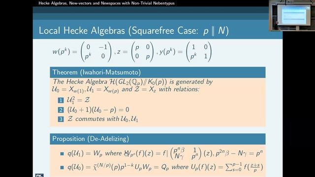 Hecke Algebras, New-vectors and Newspaces with Non-Trivial Nebentypus