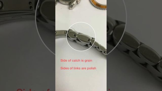 Refurb guide on an Omega Seamaster Planet Ocean watch.  Returning to original pattern.