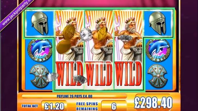 £363 MEGA BIG WIN (302x STAKE) ON NEPTUNE'S FORTUNE™ ONLINE SLOT AT JACKPOT PARTY®