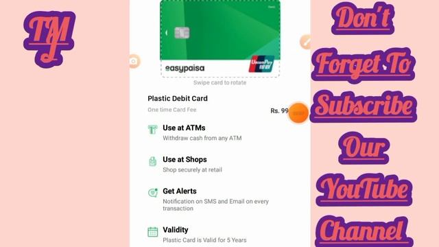Easypaisa Union Pay Debit card Free me kaise order kare?How to Order Easypaisa Union Pay Debit card