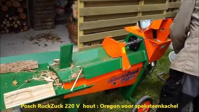 Part 1 Posch Ruck Zuck 220 V  log splitter houtklover fendeuse holzspalter houtkliever