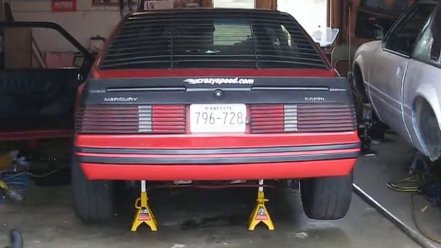 1981 mercury capri with a 351