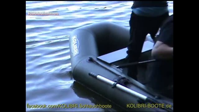 KOLIBRI K-210 im Einsatz (2 Personen) Test, Erfahrungsbericht - by KOLIBRI-BOOTE.de