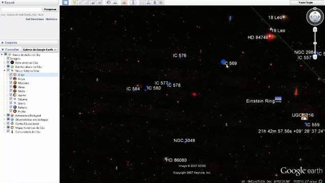 PLANETA X - Como baixar e instalar Google Earth , e localizar o planeta X . ( 2015 PT BR )