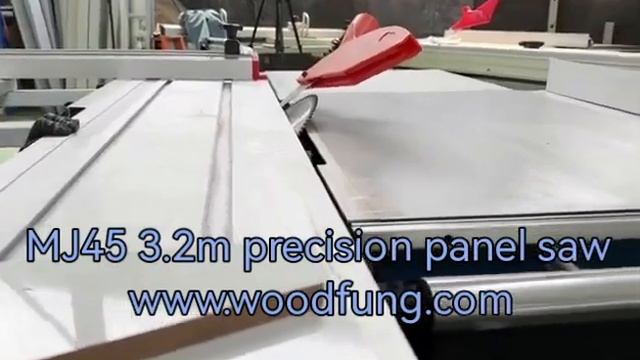 MJ45 panel saw  with 3200x388mm sliding table cutting saw machine