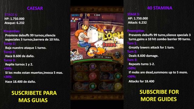 Caesar Raid 40 Stamina - Doble Neptune
