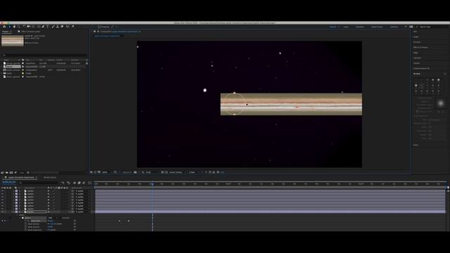 How to Simulate a Fly-By of Jupiter in After Effects WITHOUT 3D Modeling (Part 1: Space and Jupiter