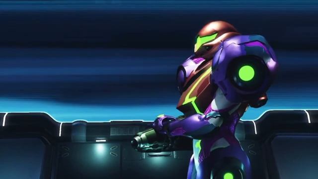 Samus on her way to destroy another planet