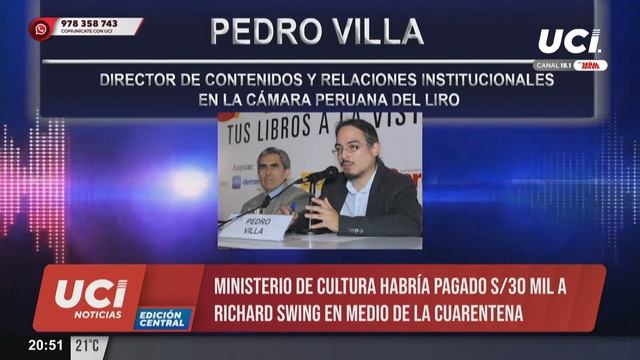 🚨 🚨 Ministerio de Cultur habría pagado S/ 30 mil a Richard Swing durante la cuarentena