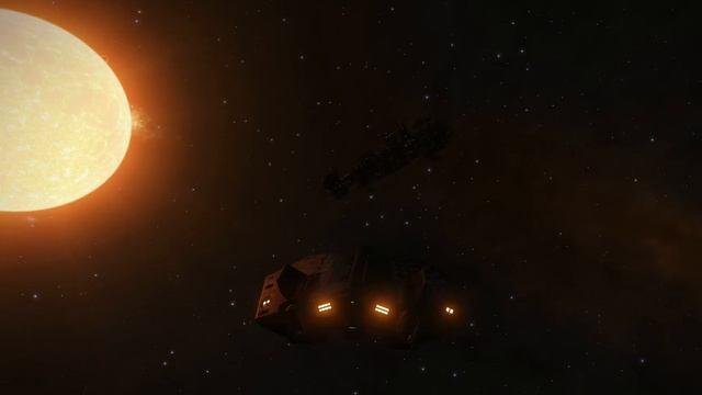 Прибытие RV KAENNA в систему V1487 Aquilae.