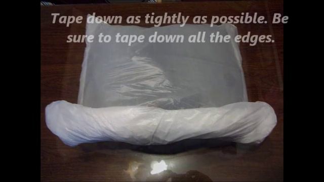 Vacuum Sealed Packaging Technique using grocery bags.