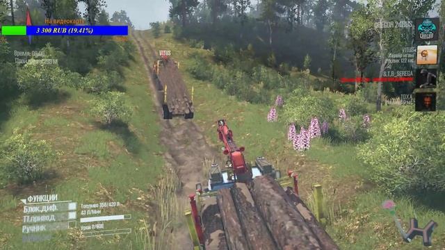 Spintires: MudRunner       Карта: "Нежданчик"         Автор карты:Dimon64rus