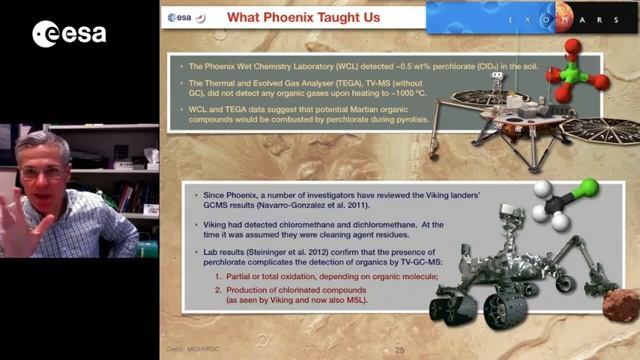 J Vago: Search for Life on Mars