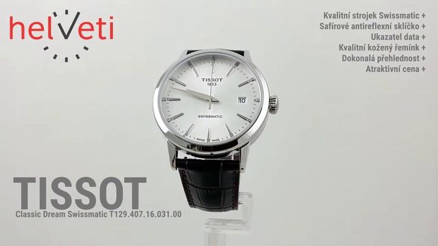 Tissot Classic Dream Swissmatic T129.407.16.031.00