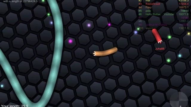 Обзор игры slither.io ( Андроид )