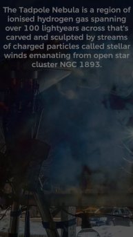 This is Astrophotography - The Tadpoles nebula, 12.000 light years from our home planet! #astrophot