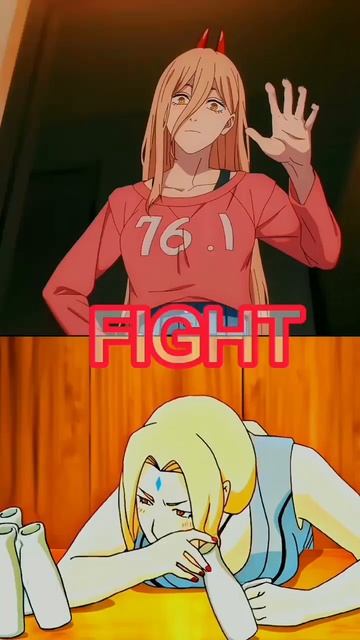 TSUNADE VS POWER||who is best #naruto#chainsawman#bestanime #seroeditz