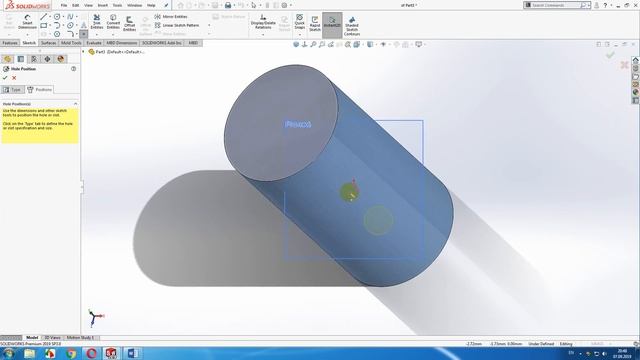 Использование Hole Wizard на не плоских поверхностях /Using Hole Wizard on Nonplanar Surfaces