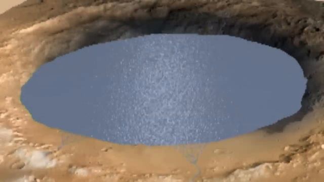NASA: Images show Mars crater once held massive lake