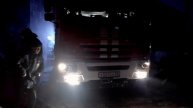 Пожар на складе гробов. Омск, 31.01.18