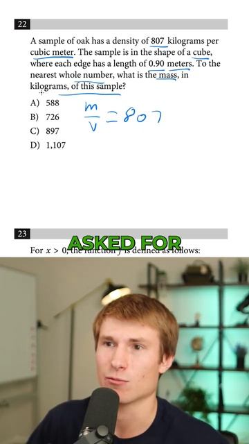 SAT Math - Density 🧐