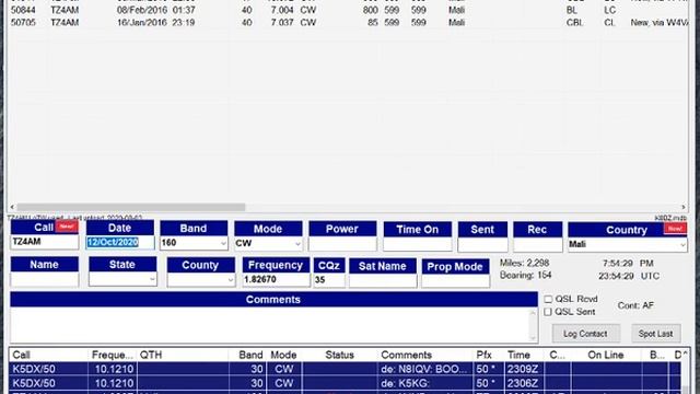 DX SPOTTING using N3FJP Amateur Contact Log
