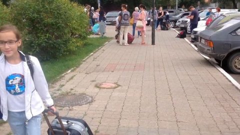 Дочура Диана едет отдыхать в лагерь "Холдоми".10.08.2018 г