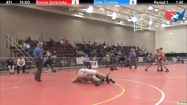 FILAJRGR: 70 KG: Ronnie Garbinsky (Pittsburgh WC) vs. Gabe Turetsky (Iron Curtain)