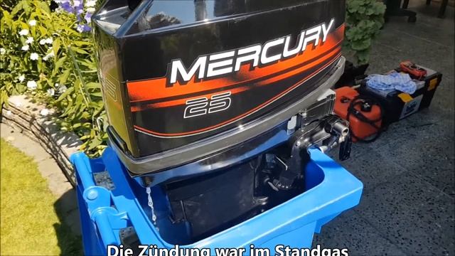 Schlauchboot Mein Mercury 25 MH