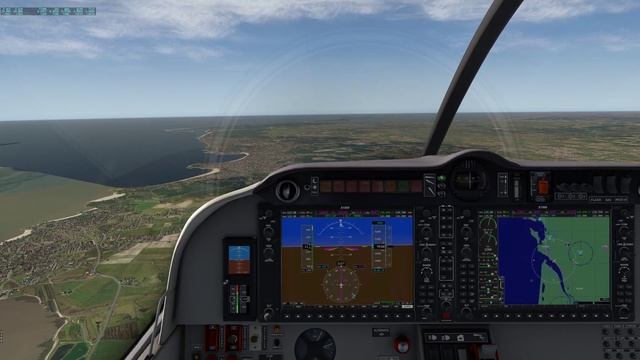 X-Plane 11 4 France taking off at Bordeaux landing at La Rochelle