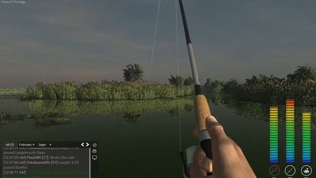 KP Jsugalski fishing planet unique largemouth bass florida Sunny late PM 7-9