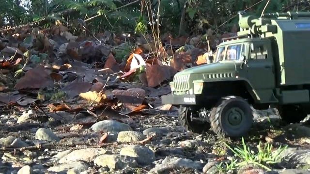 rc truck Ural by WPL B36 - stock - test drives.