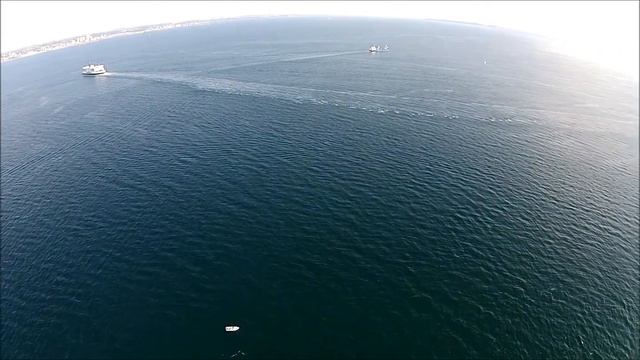 Volando entre  Dinamarca y Suecia