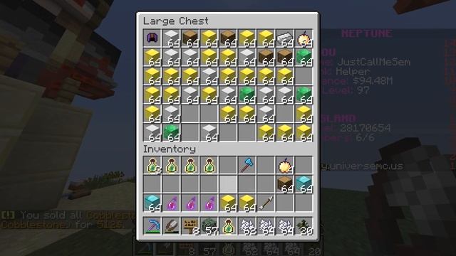 Rod l UniverseMC Neptune l Skyblock Snow l The Gift-Giving Season