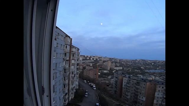 Полнолуние над Владивостоком.