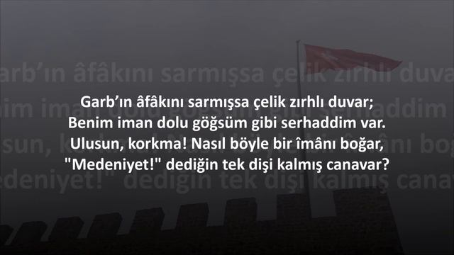 İstiklal Marşı 4. Kıta - Ezberlemek Çok Kolay!