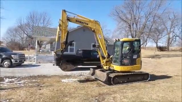 2011 Komatsu PC88MR-8 mini excavator for sale | no-reserve Internet auction March 8, 2018