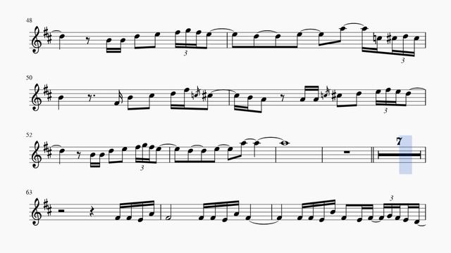 Exotica by Paul Taylor. + version for soprano sax