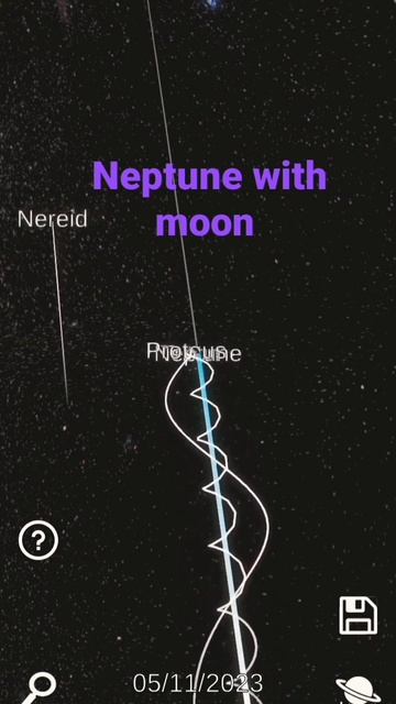 Neptune orbit with moons#astronomy #astrology #nasa #nasa #analysis