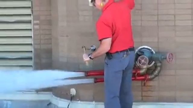 Fire Sprinkler System -Fire Pump Test 1