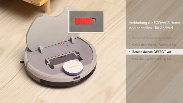 So verbindest du deinen DEEBOT mit der ECOVACS Home App – für Android