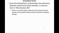 Chapter 8 Solution Formation (Section 8.3)