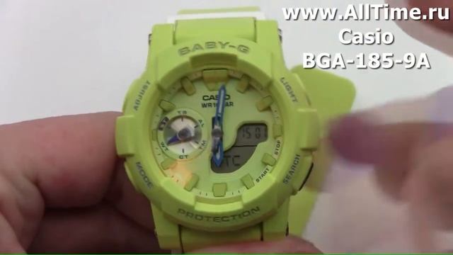 Обзор. Японские часы Casio BGA-185-9A с хронографом