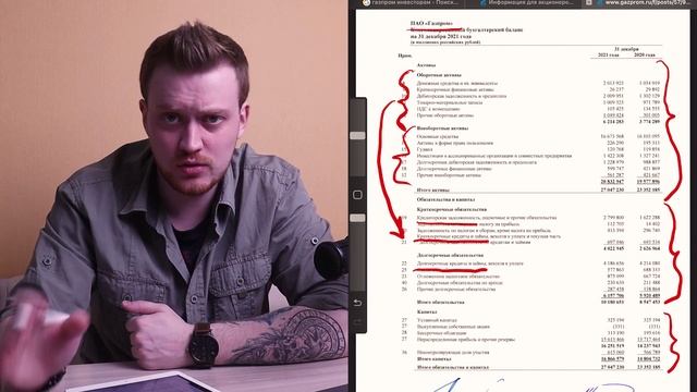 Видео 2. Долги и активы компании
